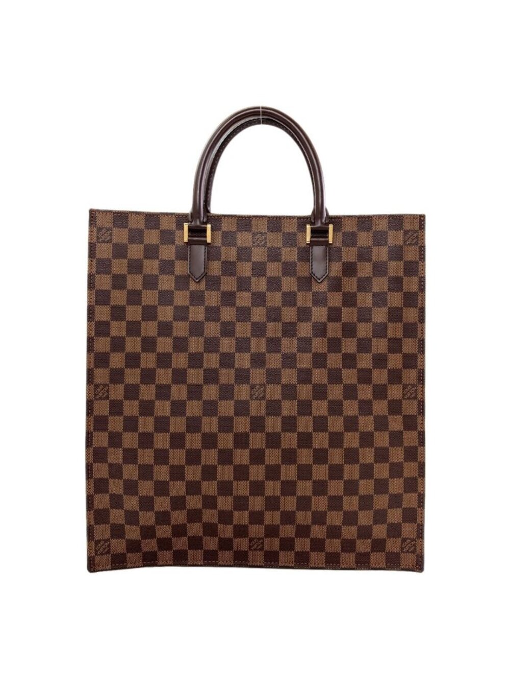 Louis Vuitton Sac Plat Tote Bag Damier Canvas